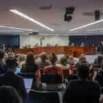 Brasília (DF) 25/03/2025 - O Supremo Tribunal Federal (STF) começa a julgar, o ex-presidente Jair Bolsonaro e mais sete denunciados pela trama golpista vão se tornar réus na ação.
O caso será julgado pela Primeira Turma da Corte, colegiado formado por cinco dos 11 ministros que compõem o tribunal. 
Foto: Antonio Augusto/STF