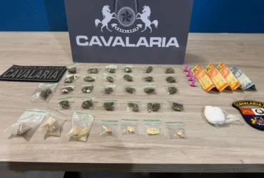 Dupla é detida com drogas após tentativa de fuga em Lucas do Rio Verde