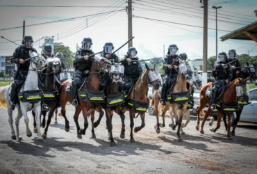 Operação Centauro reforça segurança no Centro Histórico de Cuiabá