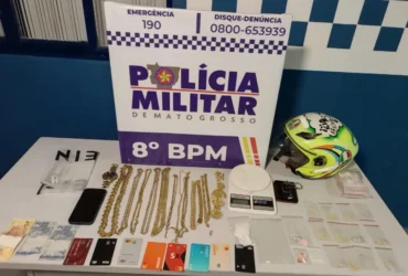 Faccionado é preso em Mato Grosso com drogas e materiais ilícitos