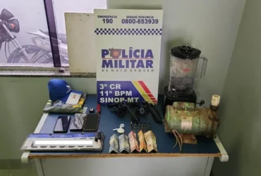 Tentativa de roubo com reféns em Sinop é frustrada pela Polícia Militar