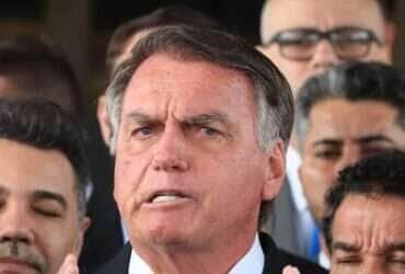 Brasília (DF), 26/03/2025  - Ex-presidente Jair Bolsonaro durante declaração a imprensa após virar Réu no STF. Foto: Lula Marques/Agência Brasil