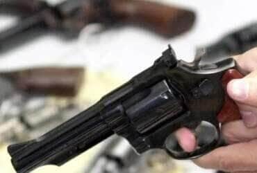 arma de fogo recolhida na Campanha do Desarmamento
