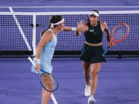 Dupla de Luisa Stefani com a húngara Timea Babos - WTA de Linz -em 21/03/2025