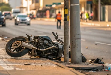 Colisão em Confresa deixa motociclista ferido; condutor prestou socorro