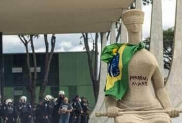 Brasília (DF), 29/03/2025 - Mulher que pichou estátua do STF deixa prisão
Foto: Joédson Alves/Agência Brasil/Arquivo