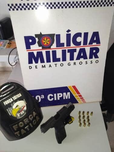Homem é preso com pistola escondida em motor de caminhonete em zona rural de Mato Grosso