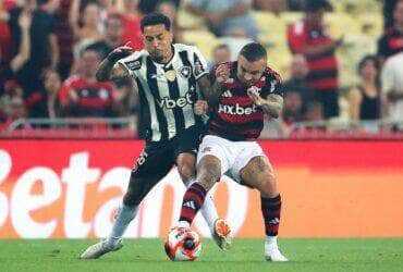 Flamengo x Botafogo ao vivo: onde assistir, escalações e tudo sobre o clássico. Imagem: Vitor Silva/BFR
