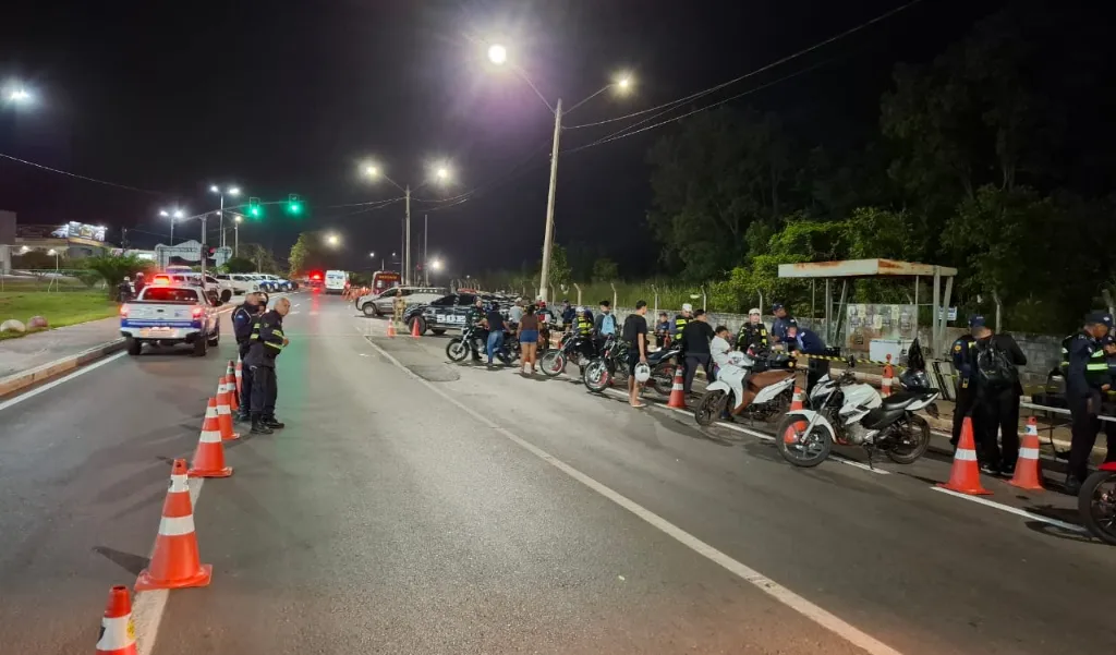 Operação Lei Seca voltada à fiscalização de motocicletas resulta em cinco prisões em Várzea Grande