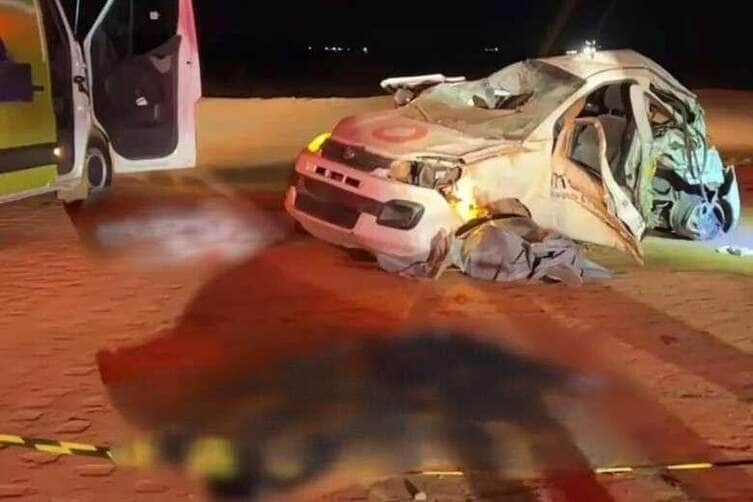 Acidente grave na BR 163 em Sorriso deixa dois mortos e tres feridos