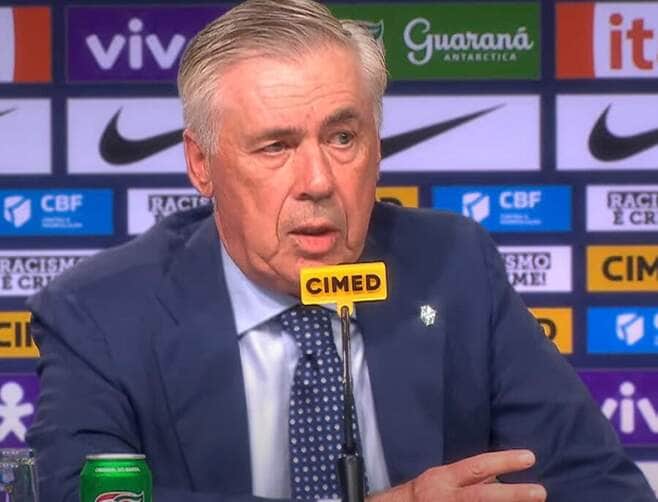 Ancelotti divulgou os nomes para os primeiros duelos da Seleção Brasileira nas Eliminatórias, diante de Equador e Paraguai