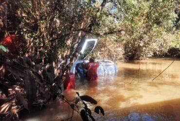 Carro cai de ponte e deixa dois mortos na MT 241 em Mato Grosso