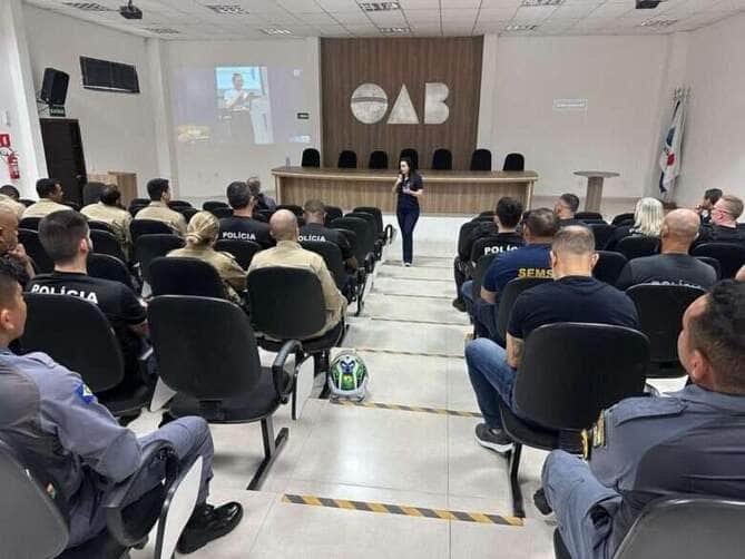 Forcas de seguranca de Sorriso participam de instrucao da Operacao Lei Seca