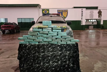 Gefron apreende 40 kg de pasta-base em Mato Grosso e causa prejuízo milionário ao tráfico