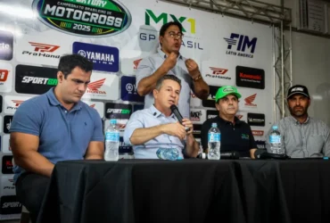Governador de Mato Grosso destaca estrutura internacional em etapa do Campeonato Brasileiro de Motocross