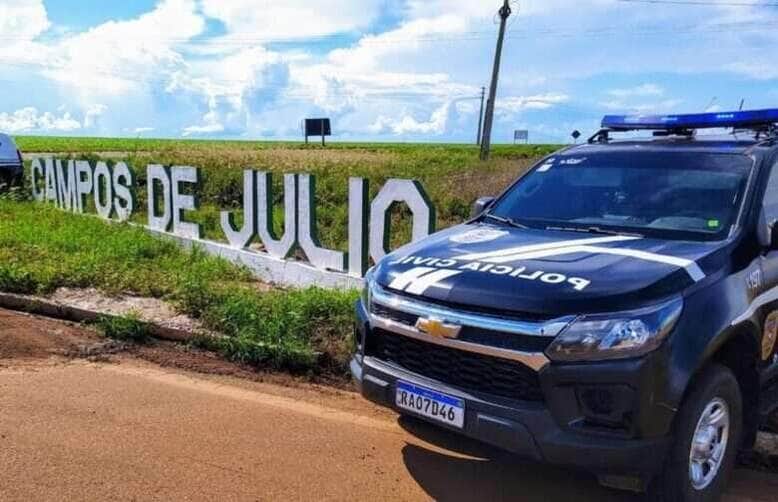 Homem que ameaçou companheira com faca de churrasco é preso pela Polícia Civil em Campos de Júlio