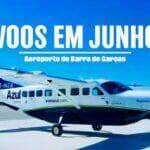 Malha Azul Conecta divulga cronograma de voos em junho do Aeroporto de Barra do Garcas Confira