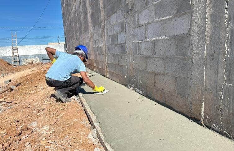 Obras de estande de tiros avancam em Batalhao da PM em Barra do Garcas