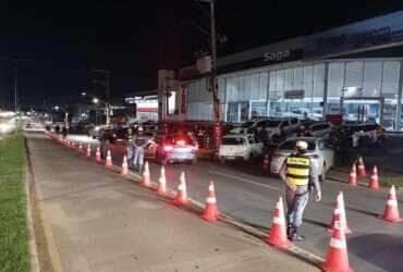Operacao Lei Seca em Varzea Grande resulta em 11 prisoes em uma noite