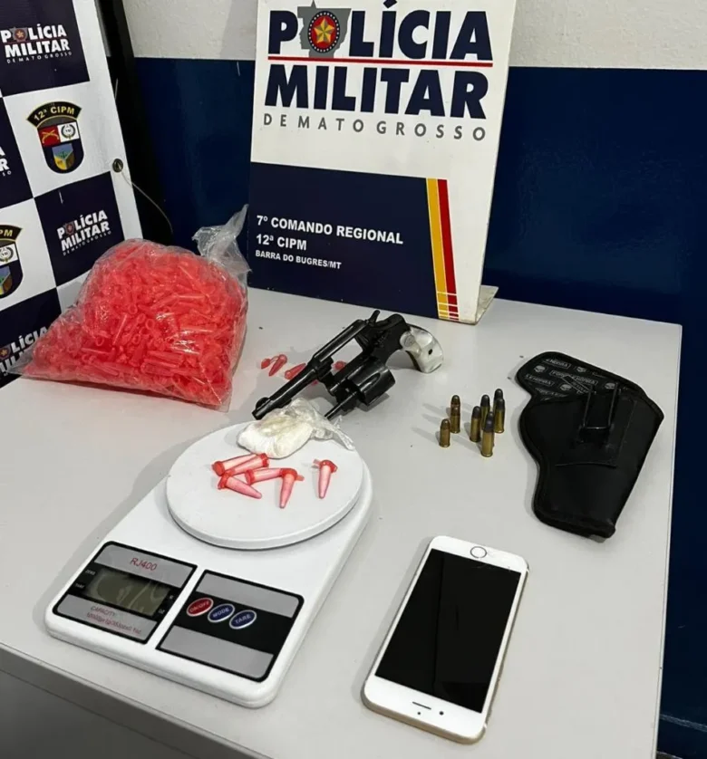 Adolescente é apreendido com arma e drogas durante operação em Mato Grosso