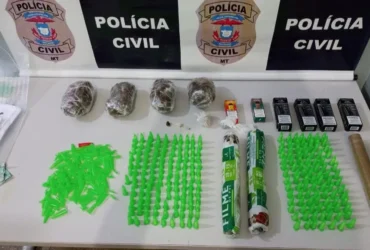 Adolescente é apreendida com mais de 200 porções de cocaína em Mato Grosso