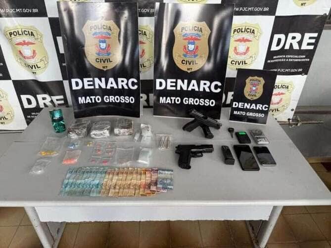 Policia Civil prende integrante de faccao criminosa por trafico de drogas em Cuiaba