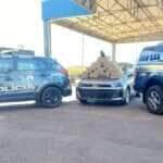 Policia Rodoviaria Federal apreende antenas Starlink sem nota fiscal na BR 163 em Rondonopolis