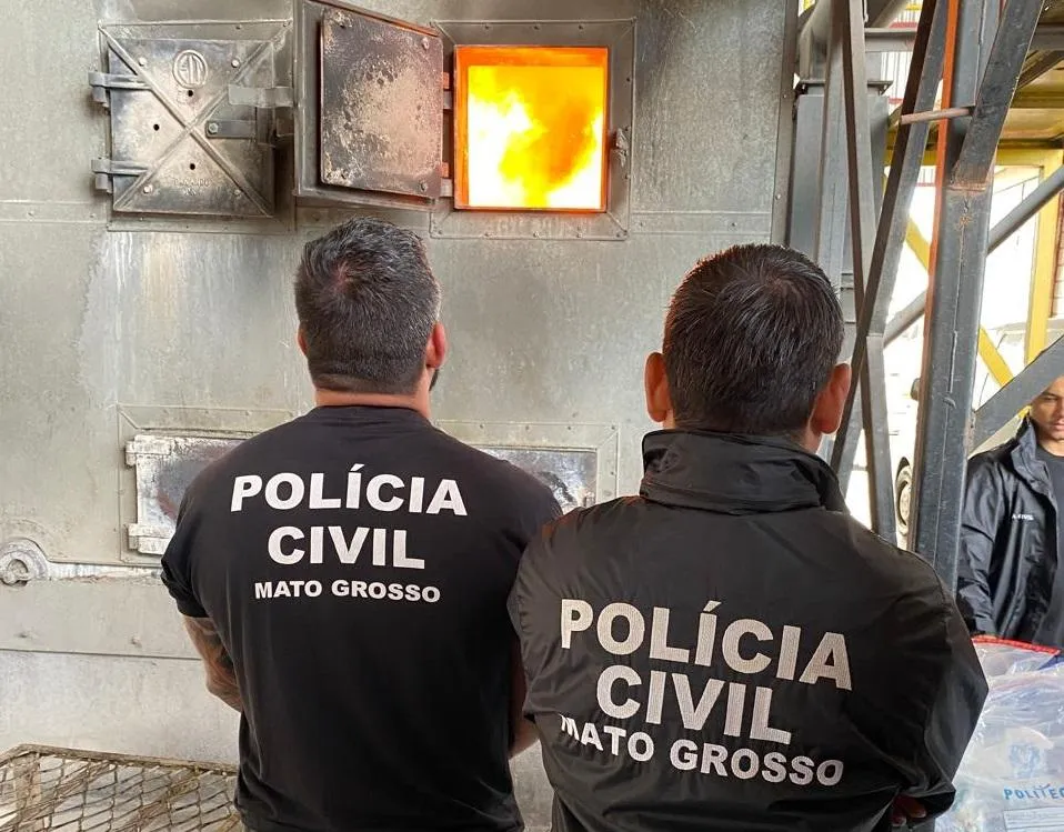 Polícia Civil de Mato Grosso incinera 2,5 toneladas de drogas na Capital