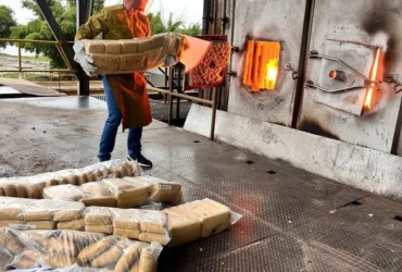 Polícia Civil de Mato Grosso incinera 500 kg de drogas apreendidas