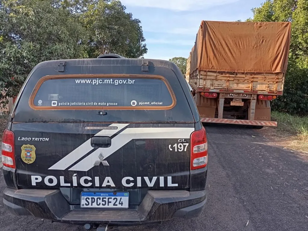 Polícia recupera semirreboques e pneus após golpe com cheques em Nova Xavantina