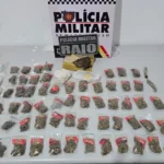 Polícia Militar apreende 65 porções de drogas em Tangará da Serra