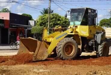 Prefeito de Sinop vistoria obras de drenagem no Jardim Imperial