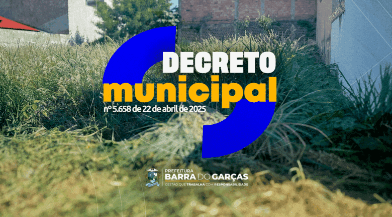 Prefeitura de Barra do Garcas notifica proprietarios para limpeza de terrenos baldios ate 30 de maio