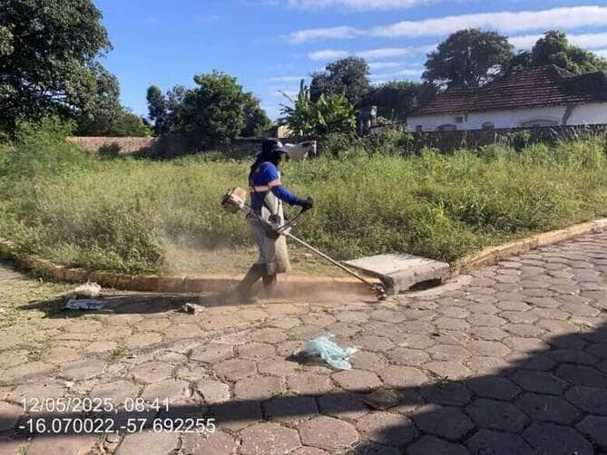 Prefeitura de Caceres inicia mutirao de limpeza