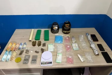 Polícia prende casal de faccionados e fecha ponto de venda de drogas em Mato Grosso