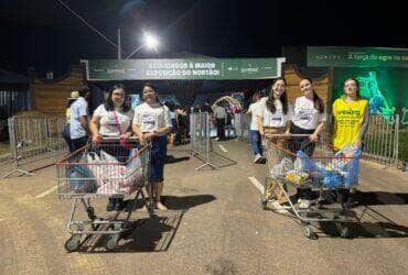 Secretaria arrecada 20 toneladas de alimentos com entrada solidaria na ExpoNorte
