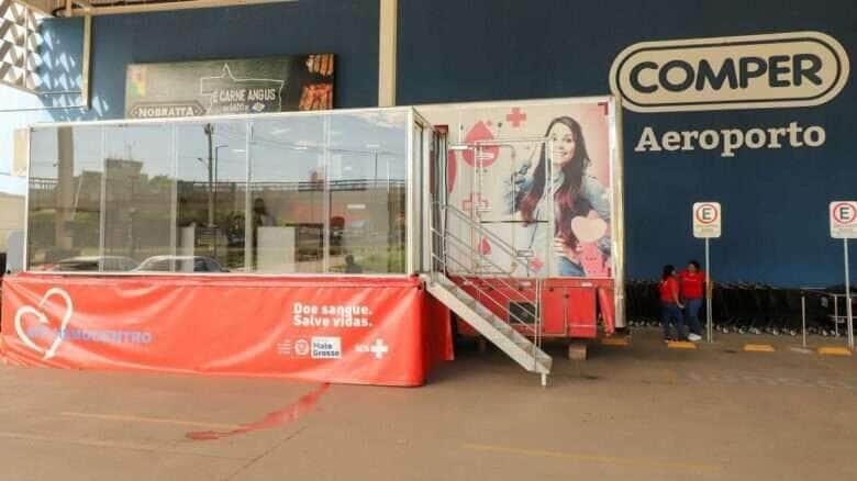 Secretaria de Saude de Varzea Grande esta mobilizada em acao para arrecadacao de sangue