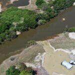Sema realiza operacao contra garimpo ilegal para evitar a contaminacao de agua de cidade de Mato Grosso
