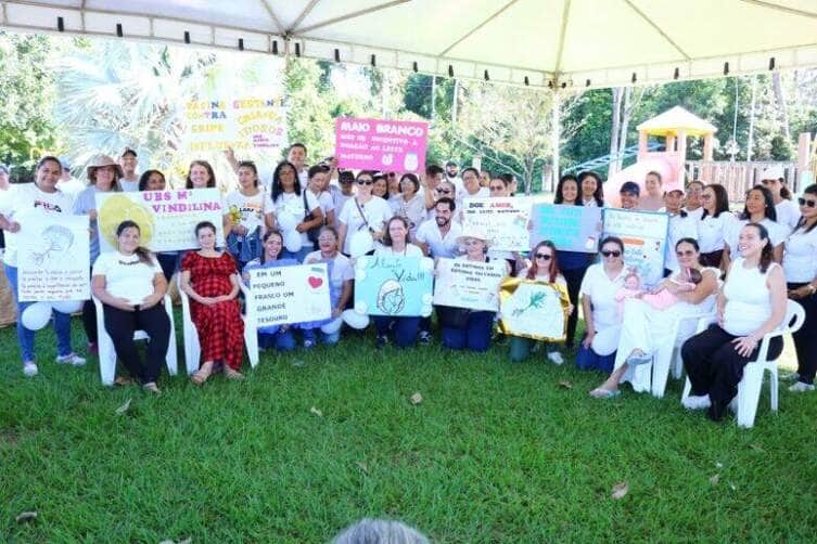 Sinop promove mutirao pela amamentacao com foco na saude de maes e bebes