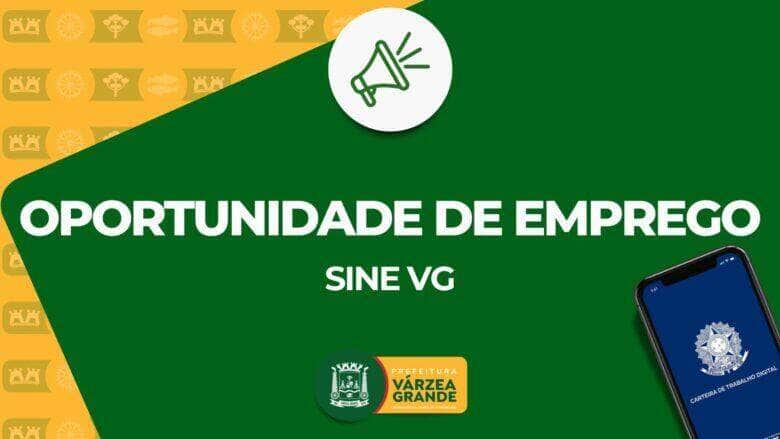 Trabalha VG oferece mais de 300 vagas de emprego em Varzea Grande