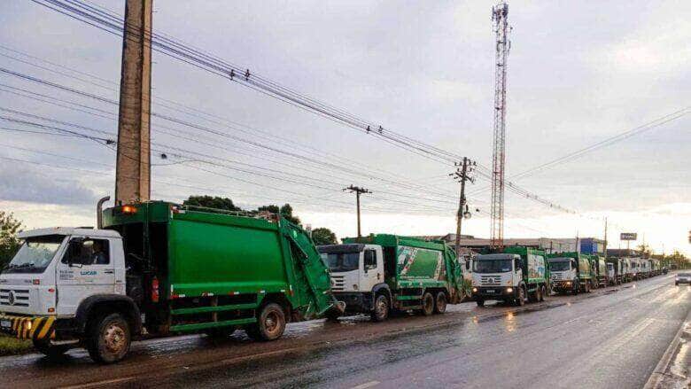 Varzea Grande coleta 117 toneladas de lixo domestico em um dia