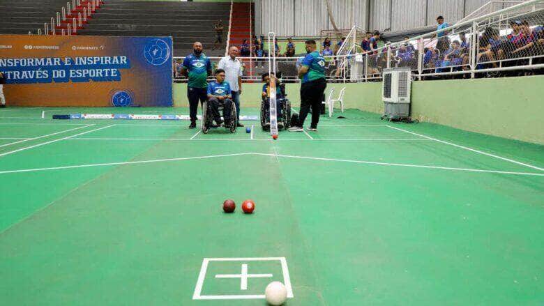 Varzea Grande sedia primeiro campeonato de Bocha paralimpica de Mato Grosso
