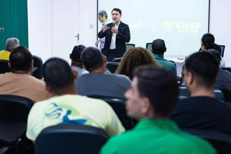 Vigilantes de unidade de saude de Cuiaba participam de curso de qualificacao