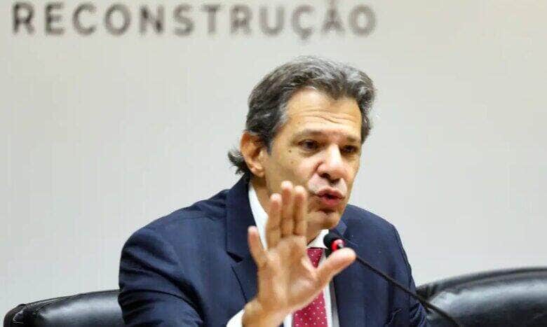 Brasília (DF), 22/05/2025 - O ministro da Fazenda, Fernando Haddad, durante divulgação dos dados do Relatório de Avaliação de Receitas e Despesas Primárias do 2º bimestre de 2025. Foto: Valter Campanato/Agência Brasil