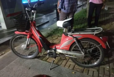Adolescente fica ferida em colisão entre bicicleta elétrica e carro em Nova Mutum