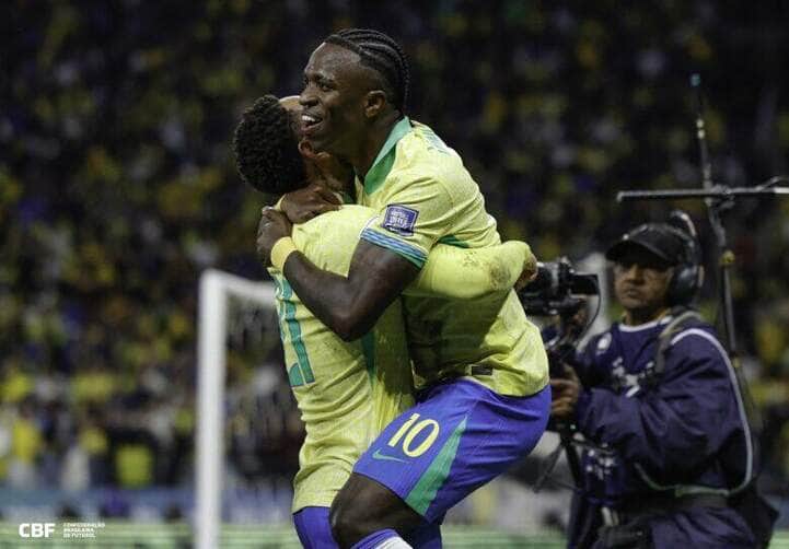 Lance do jogo entre Brasil x Paraguai. Imagem: Rafael Ribeiro/CBF