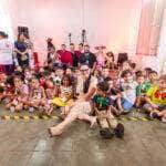 Alunos da rede de Cuiaba se divertem com espetaculo gratuito no Museu do Rio