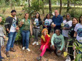 Alunos de Varzea Grande vivenciam educacao ambiental na APA Berneck