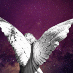 Anjo da Guarda de asas abertas