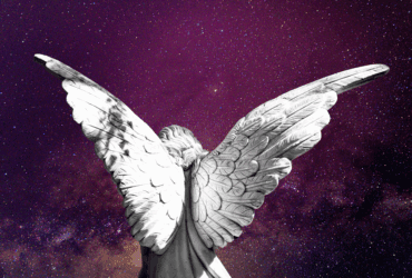 Anjo da Guarda de asas abertas